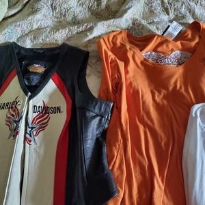 Lot of Harley Davidson Tops